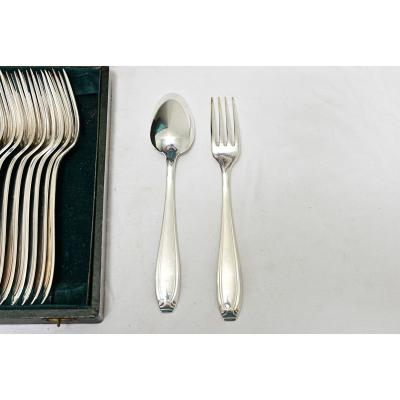 Charles Christofle 24 Piece Cutlery Service by Charles Christofle