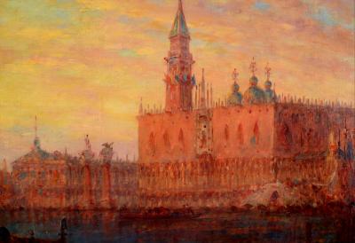 Charles Cl ment Calderon Venice Twilight