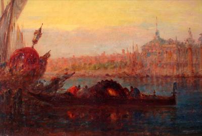 Charles Cl ment Calderon Venice Twilight