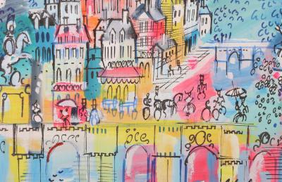 Charles Cobelle Bridge and Notre Dame