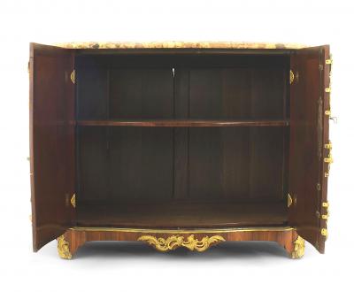 Charles Cressent Pair of French Louis XV Rosewood Commodes