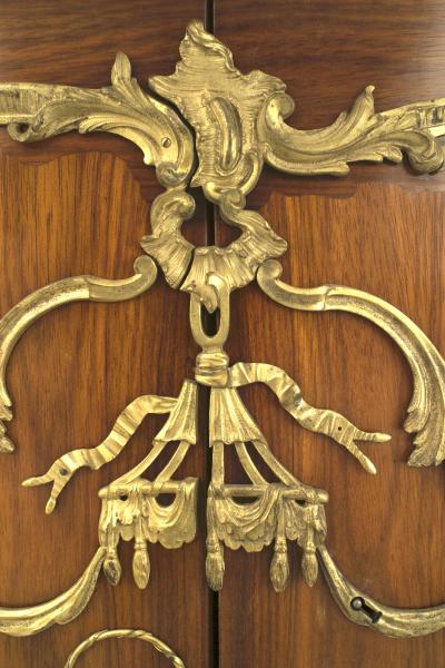 Charles Cressent Pair of French Louis XV Rosewood Commodes