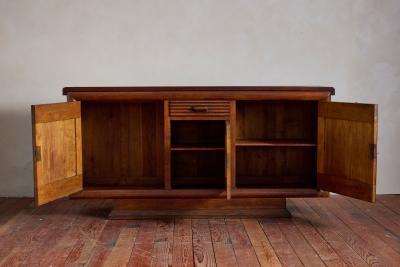 Charles Dudouyt 1940s French Oak Sideboard