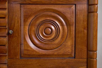 Charles Dudouyt 1940s French Oak Sideboard