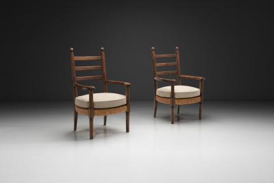 Charles Dudouyt Armchairs in the manner of Charles Dudouyt Europe First Half of the 20th C