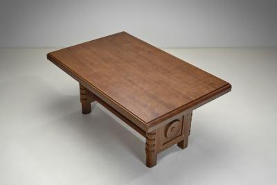 Charles Dudouyt Art Deco Dining Table in the manner of Charles Dudouyt France 1930s