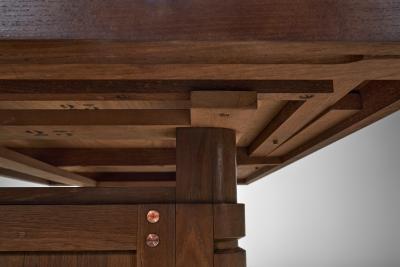 Charles Dudouyt Art Deco Dining Table in the manner of Charles Dudouyt France 1930s