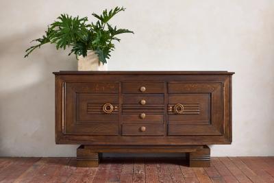 Charles Dudouyt Art Deco Sideboard by Charles Dudouyt