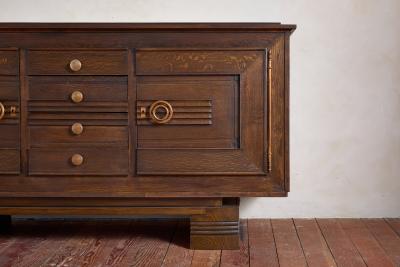 Charles Dudouyt Art Deco Sideboard by Charles Dudouyt