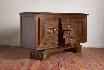 Charles Dudouyt Art Deco Sideboard by Charles Dudouyt