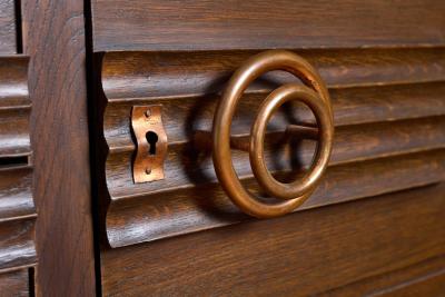 Charles Dudouyt Art Deco Sideboard by Charles Dudouyt
