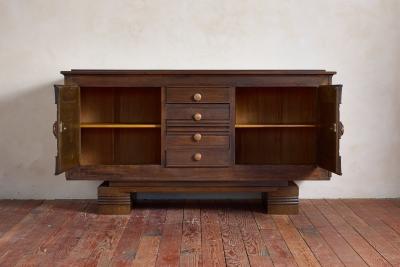 Charles Dudouyt Art Deco Sideboard by Charles Dudouyt