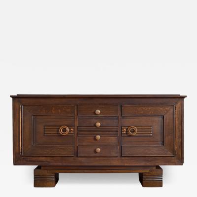 Charles Dudouyt Art Deco Sideboard by Charles Dudouyt