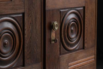 Charles Dudouyt Art Deco Sideboard by Charles Dudouyt France 1940s