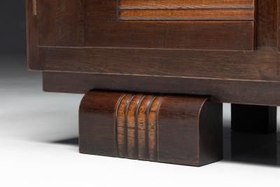 Charles Dudouyt Art Deco Sideboard by Charles Dudouyt France 1940s