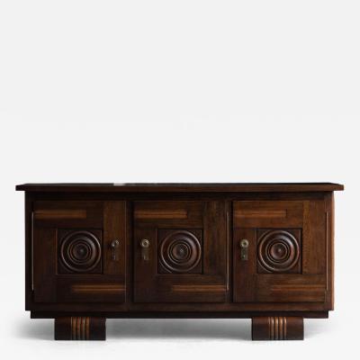 Charles Dudouyt Art Deco Sideboard by Charles Dudouyt France 1940s