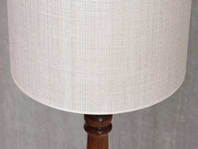 Charles Dudouyt Charles Dudouyt Attributed Floor Lamp in Turned Oak France 1950s