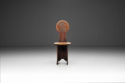 Charles Dudouyt Charles Dudouyt Wooden Side Chair for LAbeill e France 1940s