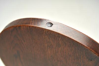 Charles Dudouyt Charles Dudouyt Wooden Side Chair for LAbeill e France 1940s