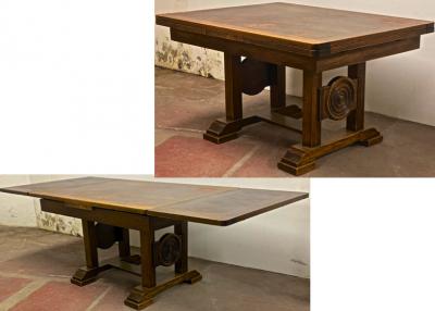 Charles Dudouyt Charles Dudouyt extensible solid wood dinning table