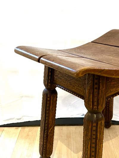 Charles Dudouyt Charles Dudouyt rare early art deco bench