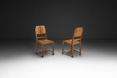 Charles Dudouyt Dining Chairs in the manner of Charles Dudouyt Europe First half of the 20th C
