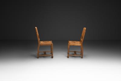 Charles Dudouyt Dining Chairs in the manner of Charles Dudouyt Europe First half of the 20th C