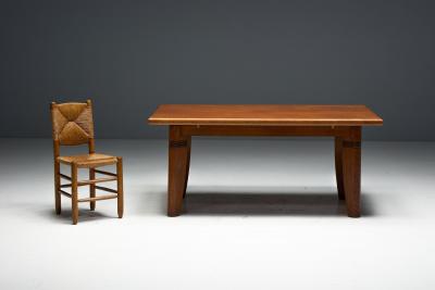 Charles Dudouyt Dining Table Attributed to Charles Dudouyt France 1940s