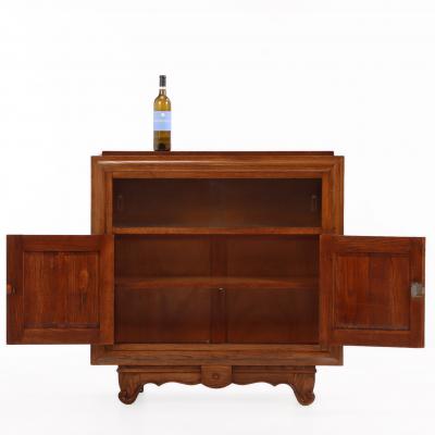 Charles Dudouyt French Oak Server in the Manner of Charles Dudouyt C 1940