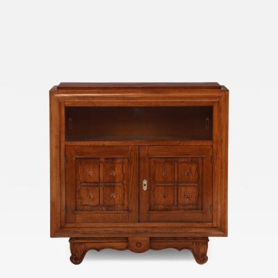 Charles Dudouyt French Oak Server in the Manner of Charles Dudouyt C 1940