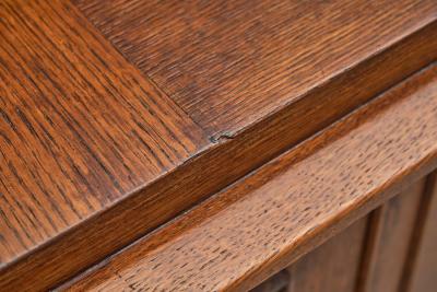 Charles Dudouyt Oak Sideboard in the manner of Charles Dudouyt France 1940s