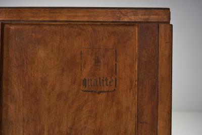 Charles Dudouyt Oak Sideboard in the manner of Charles Dudouyt France 1940s