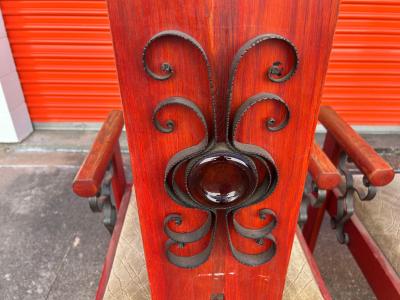 Charles Dudouyt Pair Of Continental Modernist Chairs