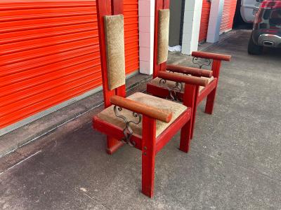 Charles Dudouyt Pair Of Continental Modernist Chairs