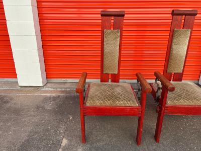 Charles Dudouyt Pair Of Continental Modernist Chairs