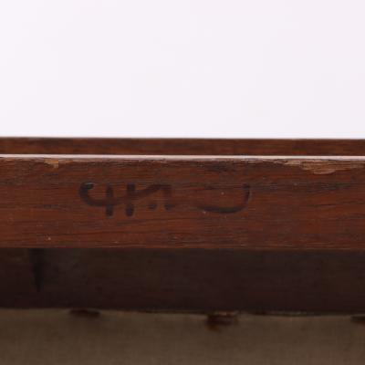 Charles Dudouyt Rare Set of Six French Oak Dining Chairs by Charles Dudouyt C 1940