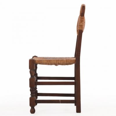 Charles Dudouyt Set of Ten French Dining Chairs in the Manner of Charles Dudouyt C 1940