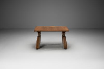 Charles Dudouyt Wooden Coffee Table in the manner of Charles Dudouyt France Early 20th Century