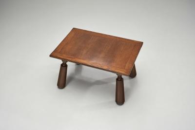 Charles Dudouyt Wooden Coffee Table in the manner of Charles Dudouyt France Early 20th Century