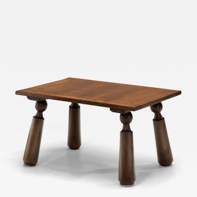 Charles Dudouyt Wooden Coffee Table in the manner of Charles Dudouyt France Early 20th Century