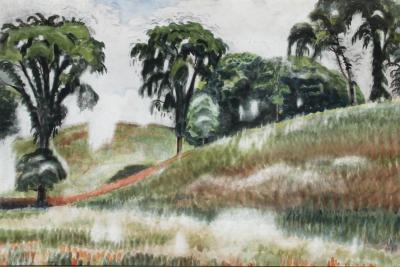 Charles E Burchfield Scene on Windspear Road