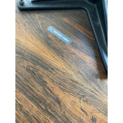 Charles Eames 1970s Brown Leather Eames Ottoman 671