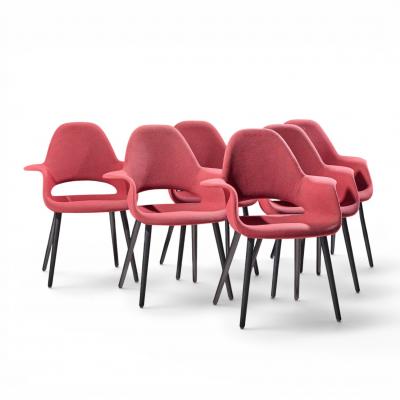 Charles Eames Charles Eames Eero Saarinen for Vitra Organic Dining Chairs Set of 6