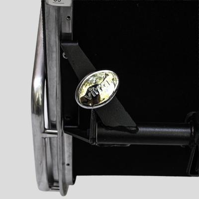 Charles Eames Charles Eames design soft pad for Vitra black leather chair