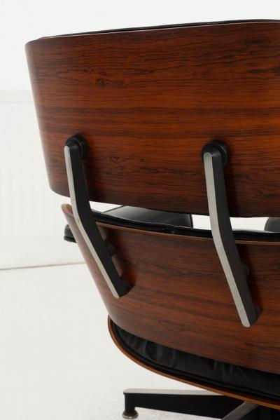 Charles Eames Charles Eames for Herman Miller Lounge Chair and Ottoman in Rosewood 1960c 