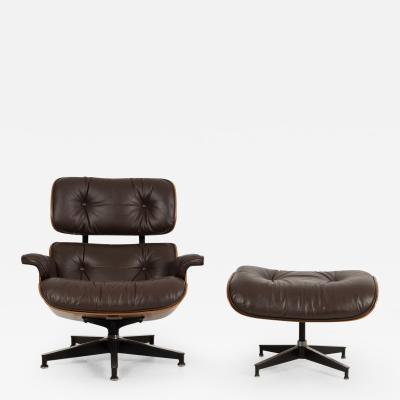 Charles Eames Charles Eames for Herman Miller Rosewood 670 671 Lounge Chair Ottoman 1960