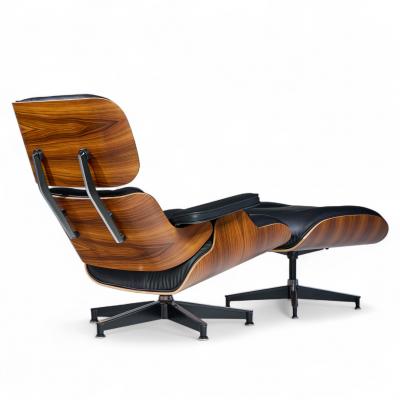 Charles Eames Charles and Ray Eames for Herman Miller Tall Walnut Lounge Chair and Ottoman