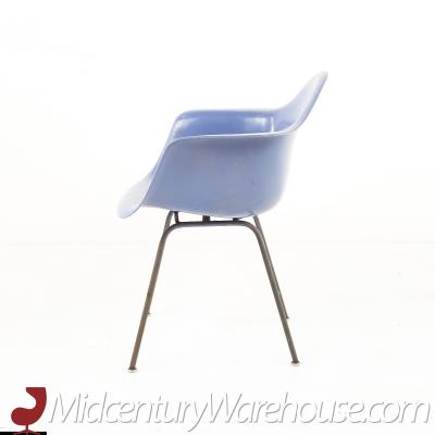 Charles Eames Eames For Herman Miller Mid Century Blue Fiberglass Shell Chair
