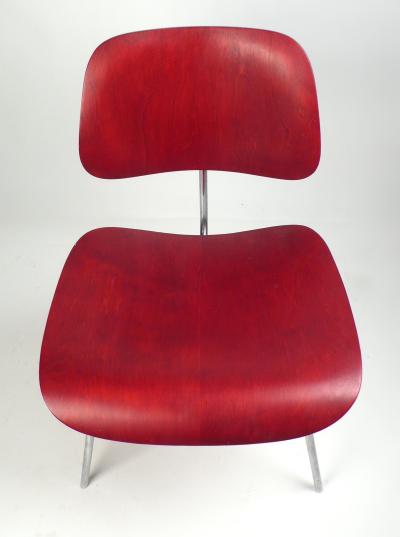 Charles Eames Production DCM by Charles Eames red 1950s