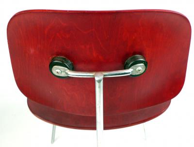 Charles Eames Production DCM by Charles Eames red 1950s